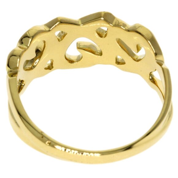 TIFFANY 18k Yellow Heart Ring - Picture 4 of 11